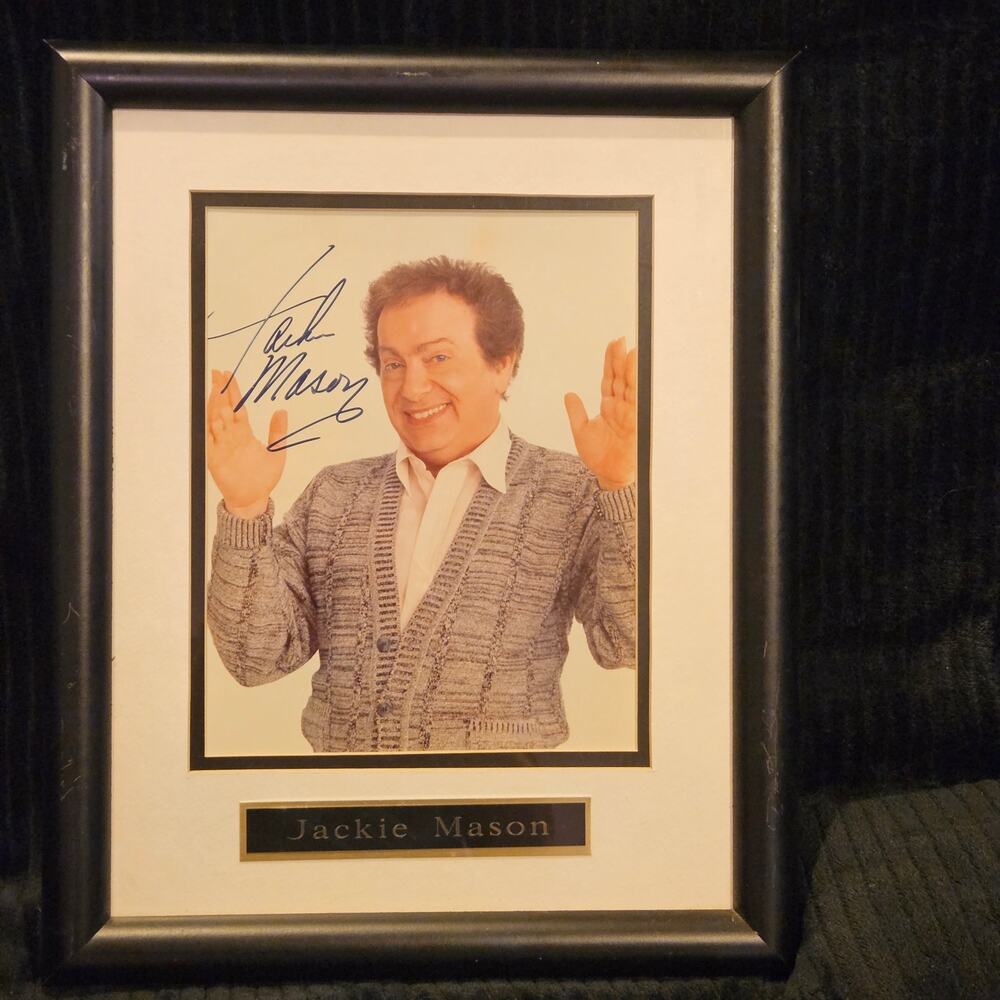 Autographed Jackie Mason 8x10 Framed Photo - PAWS Raffle Provenance